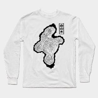 Black Tree Rings | Seneh Design Co. Long Sleeve T-Shirt